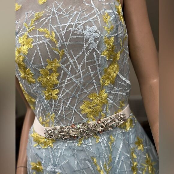 Charming Organza & Floral Lace with Beads Party  Dress/ Prom Dress - Picture 12 of 16